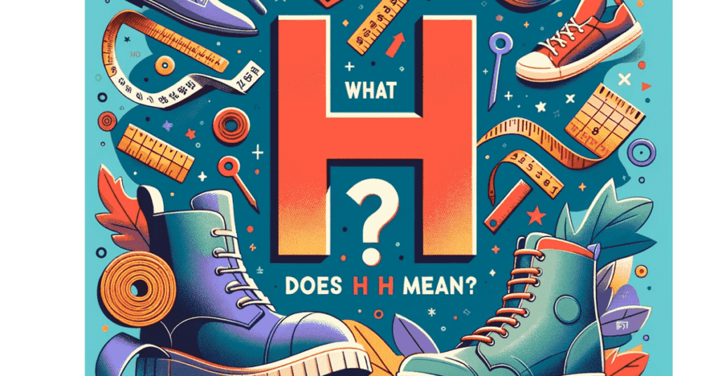 what does h mean in shoe size?